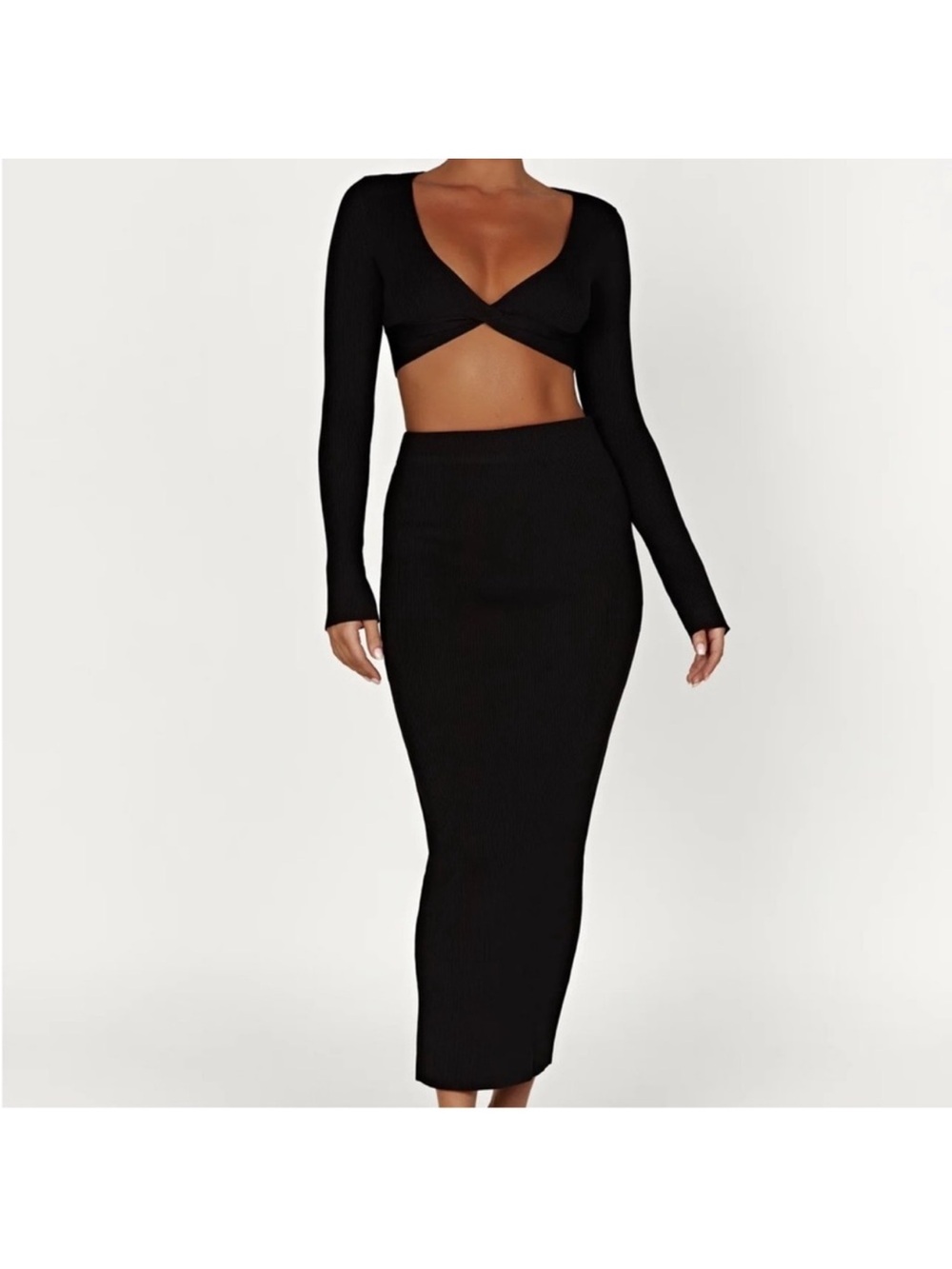 Meshki Kaesha Long Sleeve Top and Skirt Set